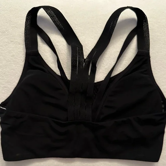 Nike Black Racerback Sports Bra with Breathable Fabric - Picture 4 of 9